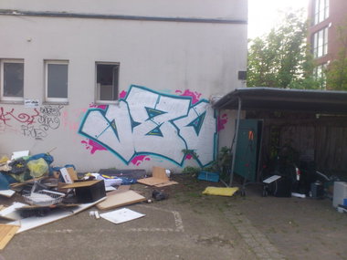 Graffiti Wall in Oldenburg - Photo by Razional - VZA (2014)