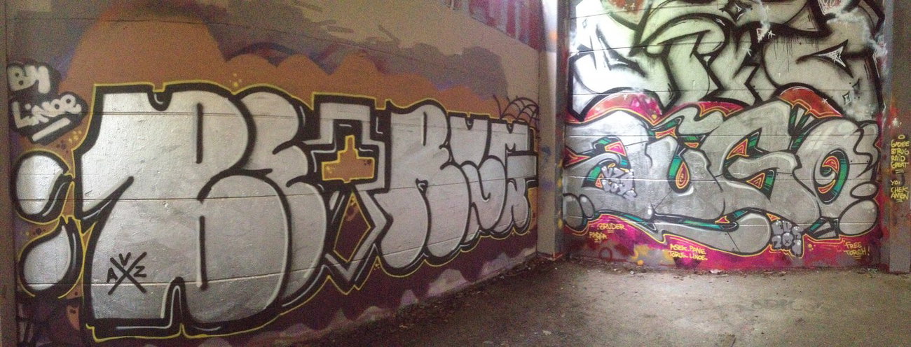 Graffiti Wall in Oldenburg - Photo by Razional - BETRUG, JUGO, RAZIA (2014)