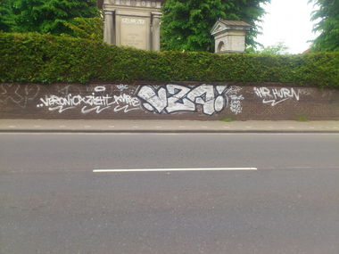 Graffiti Bombing in Oldenburg - Photo by Razional - VZA (2014)