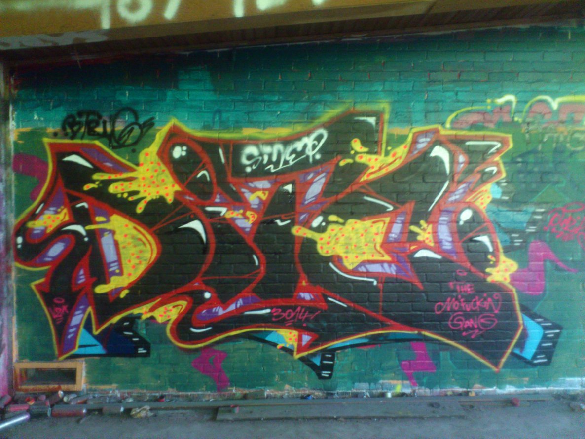 Graffiti Wall in Oldenburg - Photo by Razional - DITC (2014)