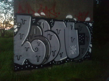 Graffiti Wall in Oldenburg - Photo by Razional - LEENO, VZA (2014)