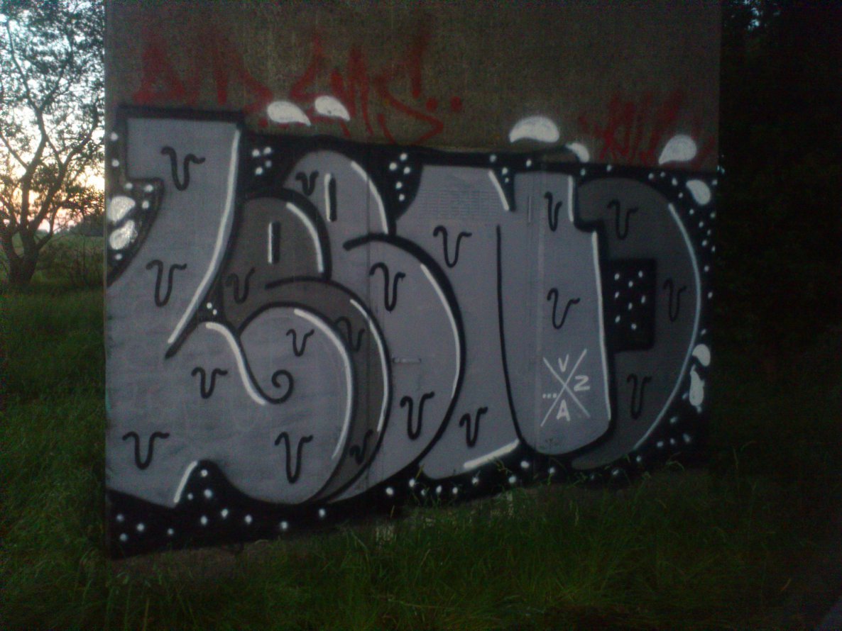 Graffiti Wall in Oldenburg - Photo by Razional - LEENO, VZA (2014)