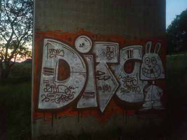 Graffiti Wall in Oldenburg - Photo by Razional - DITC, RAID (2014)