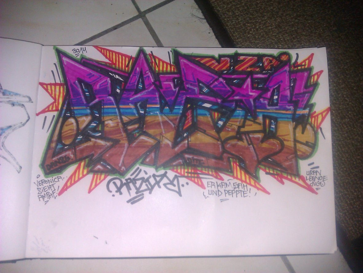 Graffiti Sketch - Photo by Razional