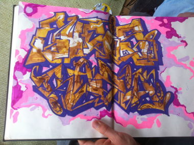 Graffiti Sketch - Photo by Razional - VZA, DITC