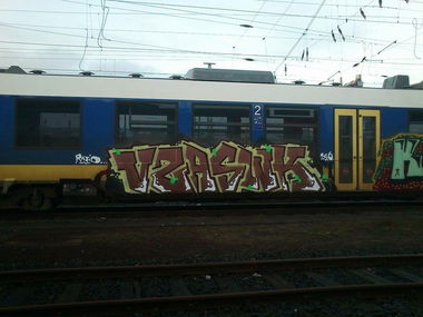 Graffiti Train - Photo by Razional - VZA, SWK