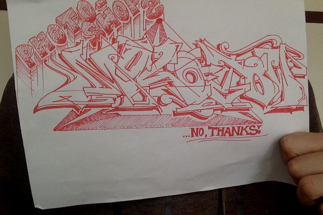 Graffiti Sketch - Photo by Reactor