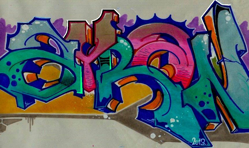 Graffiti Sketch - Photo by Reactor - Ayran, Betch, Skattle (2013)