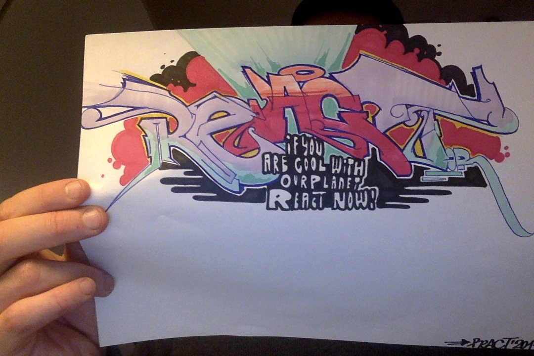 Graffiti Sketch - Photo by Reactor - React, Reactor, Betch (2014)
