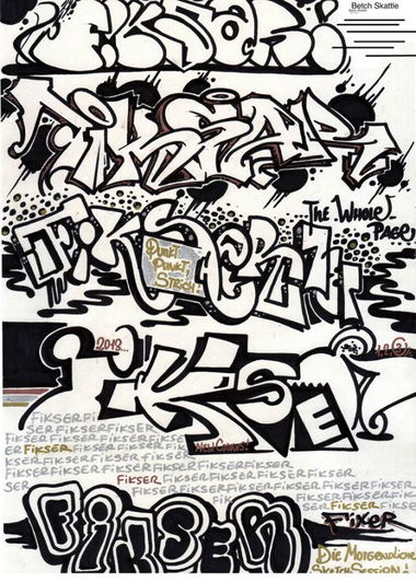 Graffiti Sketch - Photo by Reactor - React, Reactor, Fiksar (2013)