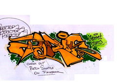 Graffiti Sketch - Photo by Reactor - PARIS, REACT, REACTOR (2014)