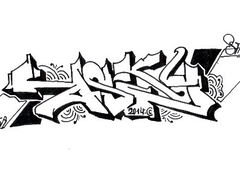 Graffiti Sketch - Photo by Reactor - Asky, Reactor, React (2014)