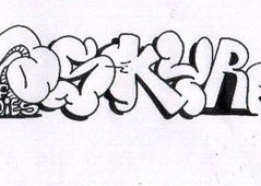 Graffiti Sketch - Photo by Reactor - Asky, Askyre, Askyreactor (2014)