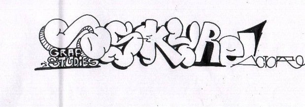 Graffiti Sketch - Photo by Reactor - Asky, Askyre, Askyreactor (2014)
