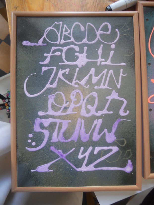 Graffiti Artwork - Photo by Reactor - Reactor, abc, alphabet (2014)