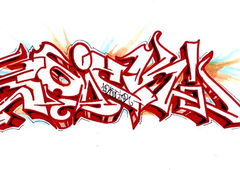 Graffiti Sketch - Photo by Reactor - soick, betch, skattle (2014)