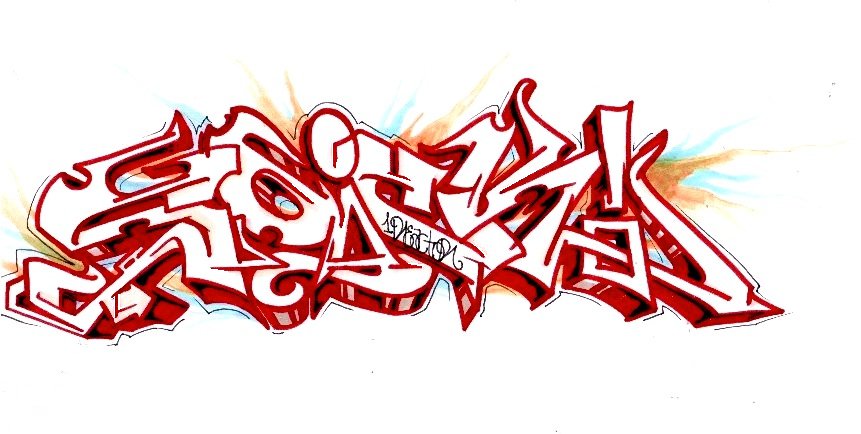 Graffiti Sketch - Photo by Reactor - soick, betch, skattle (2014)