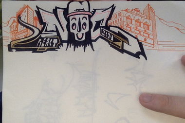Graffiti Sketch - Photo by Reactor