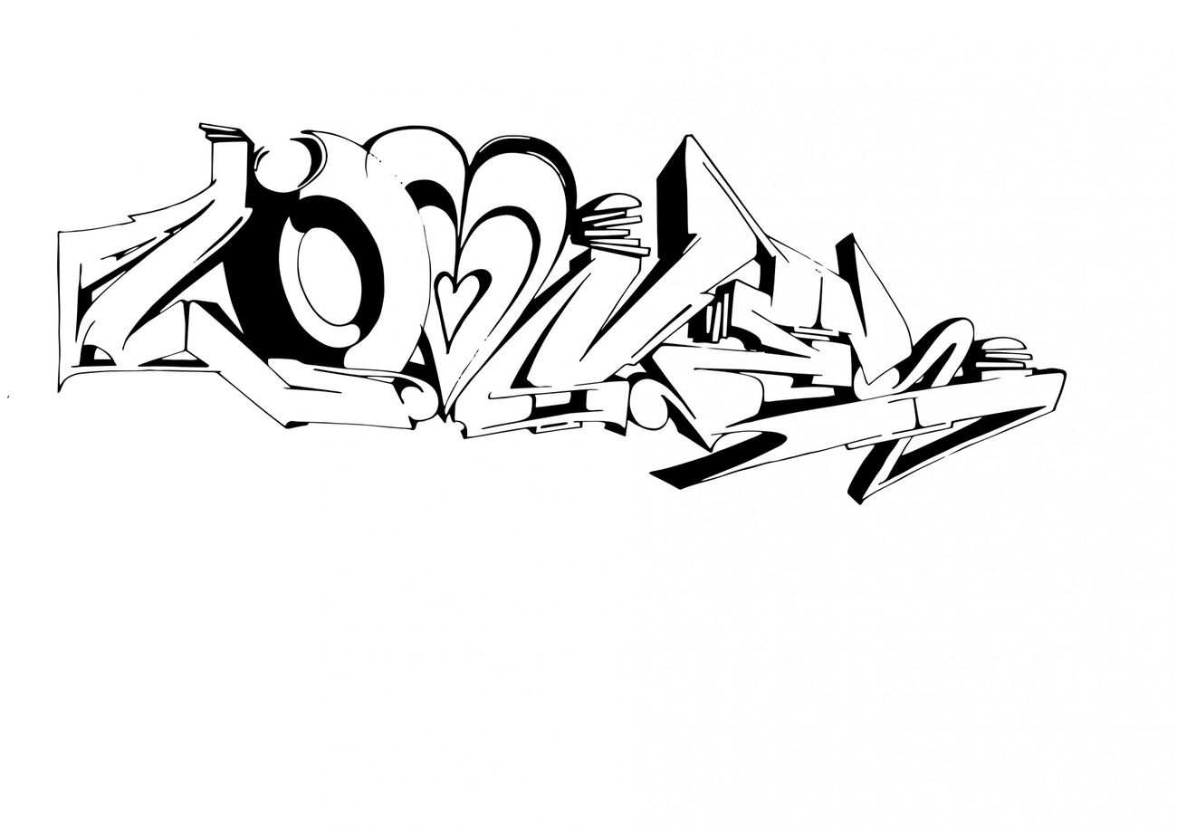 Graffiti Sketch in Deutschland - Photo by Reactor