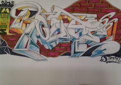 Graffiti Sketch - Photo by Reactor - Mr., IÖS