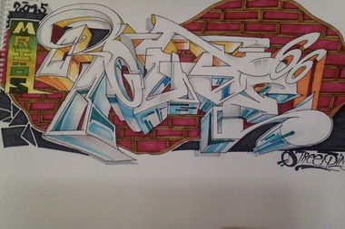 Graffiti Sketch - Photo by Reactor - Mr., IÖS