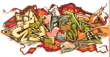 Graffiti Sketch - Photo by Reactor - Mr.IöS