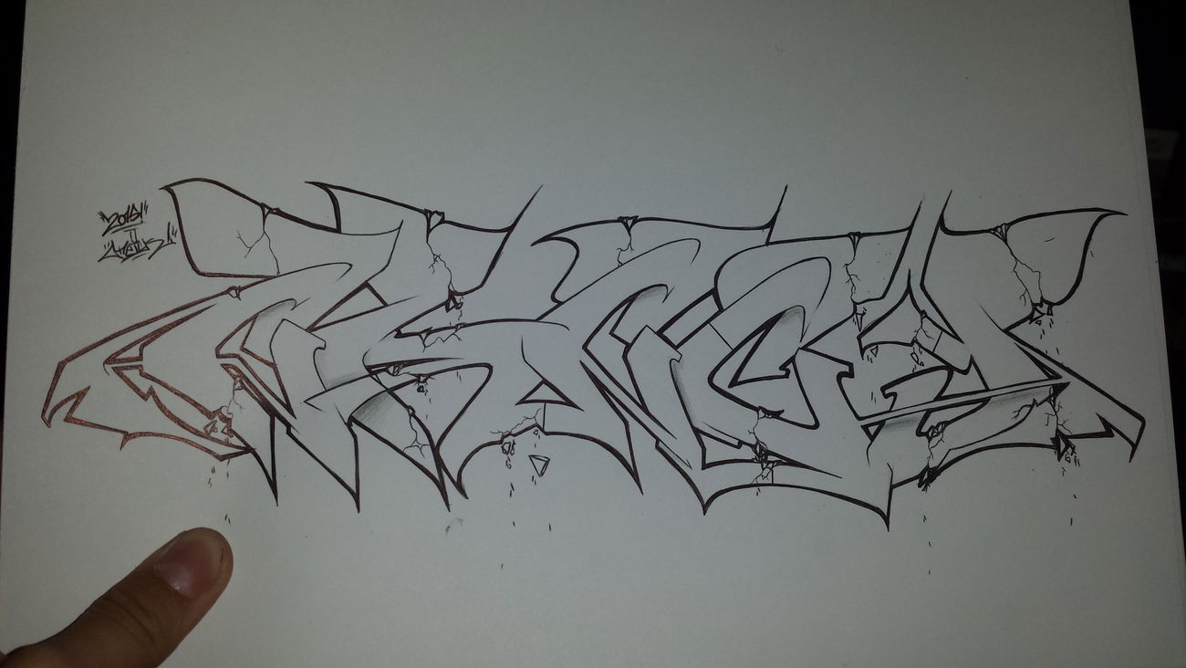 Graffiti Sketch - Photo by Read (2015)
