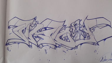 Graffiti Sketch - Photo by Read (2015)
