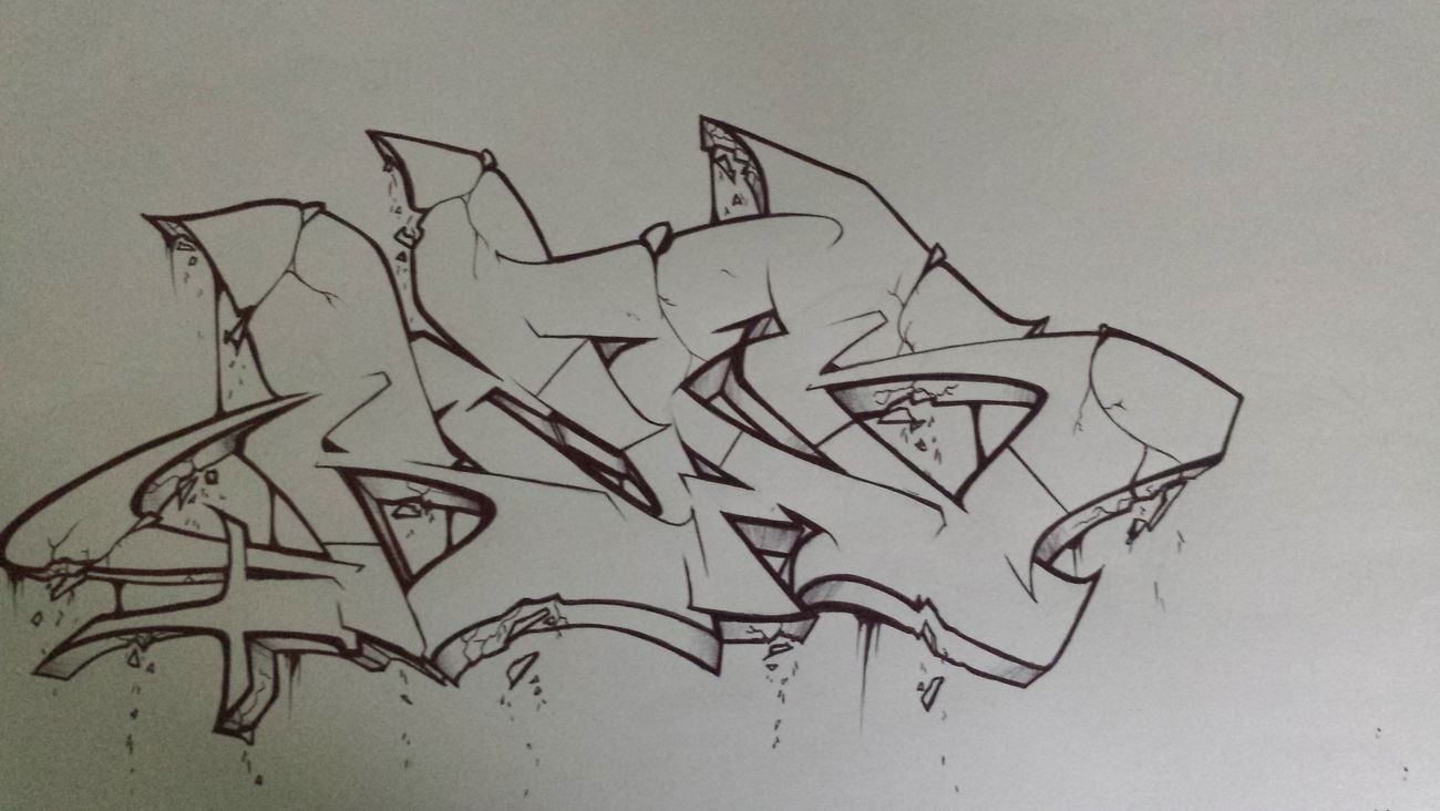 Graffiti Sketch - Photo by Read (2015)