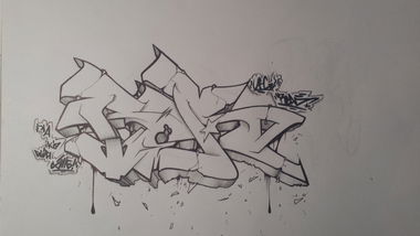 Graffiti Sketch - Photo by Read (2015)