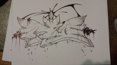 Graffiti Sketch - Photo by Read (2015)