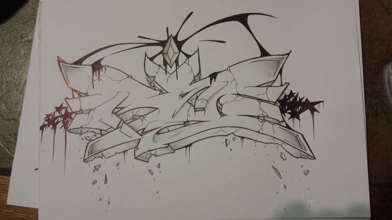 Graffiti Sketch - Photo by Read (2015)