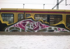 Graffiti Train in Berlin - Photo by Ready_31 - Zouk (2013)