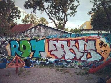 Graffiti Wall - Photo by RealDopeTrip - Roek, RDT, TK5