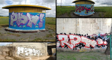 Graffiti Wall - Photo by RealDopeTrip - Toksy! (2013)