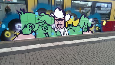 Graffiti Train - Photo by RealGOG - PROST