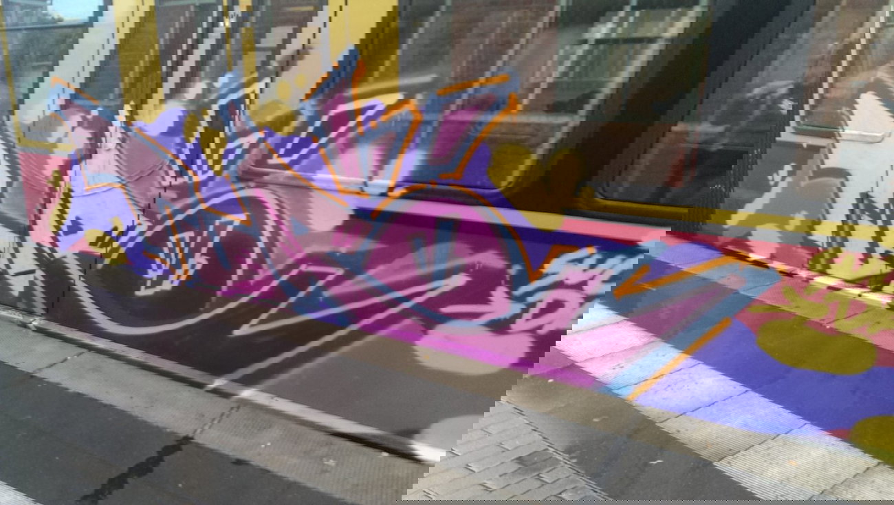 Graffiti Train - Photo by RealGOG - TURO, BHF