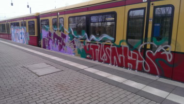 Graffiti Train - Photo by RealGOG - ROZER, FIOE, NHS