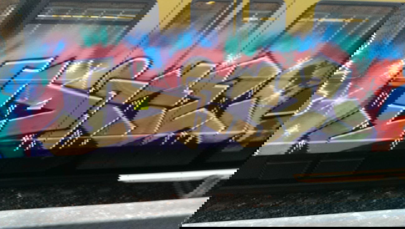 Graffiti Train - Photo by RealGOG - DICE, TBR