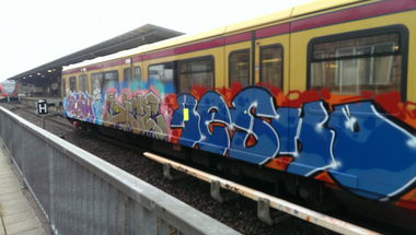 Graffiti Train - Photo by RealGOG - RESKO, DICE, FRESH