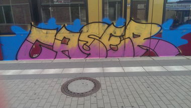 Graffiti Train - Photo by RealGOG - CASER, TBR