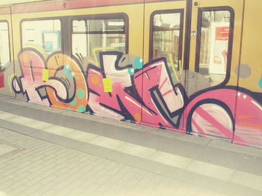 Graffiti Train - Photo by RealGOG - BOMS