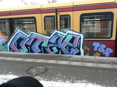 Graffiti Train - Photo by RealGOG - OTZE, TBR