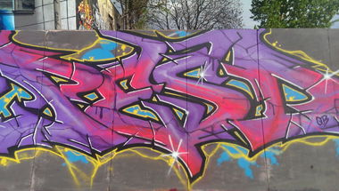 Graffiti Wall - Photo by RealGOG - PESD, QB, YARD (2014)