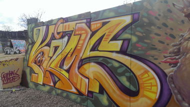 Graffiti Wall - Photo by RealGOG - KIMS, TCK, YARD