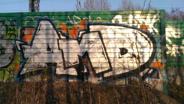 Graffiti Bombing - Photo by RealGOG - AMD, BERLIN, CHROME
