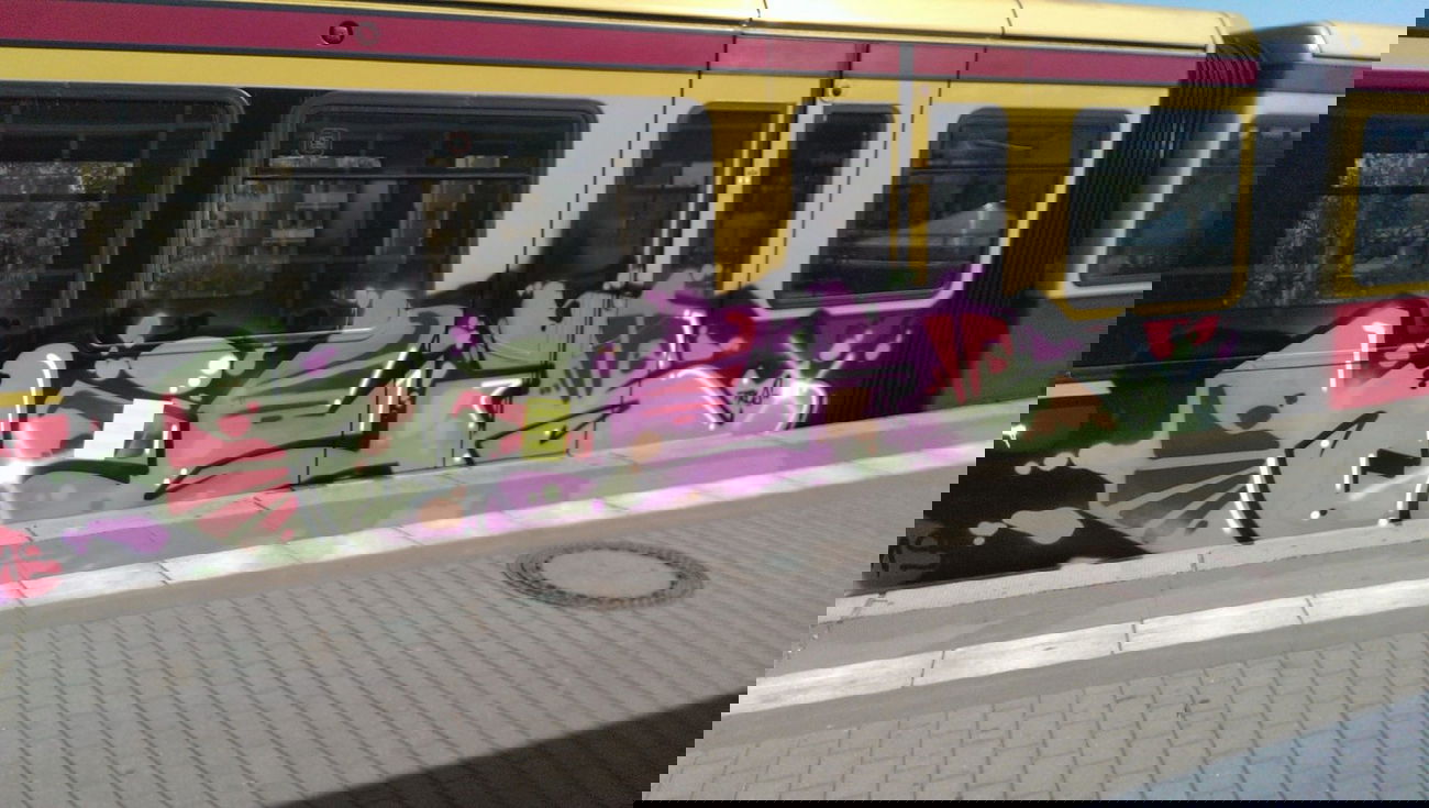 Graffiti Train - Photo by RealGOG - niek, Kine, moa