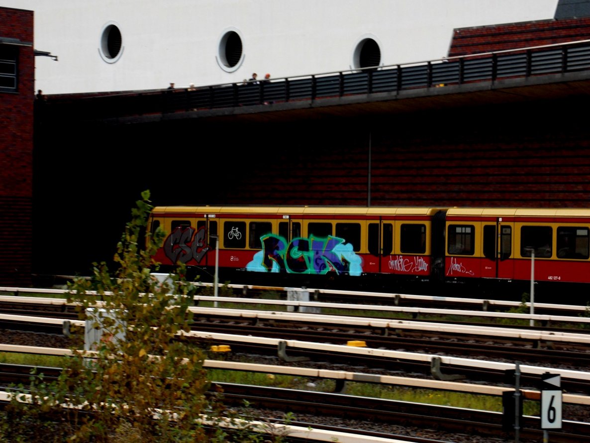 Graffiti Train - Photo by RealGOG - CSE, RCK, Berlin (2014)