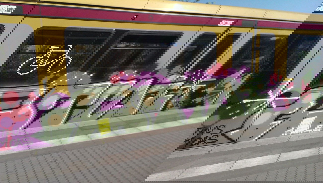 Graffiti Train - Photo by RealGOG - Otsi, Trus, Moas