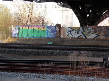 Graffiti Bombing - Photo by RealGOG - Angry, OBS, Four